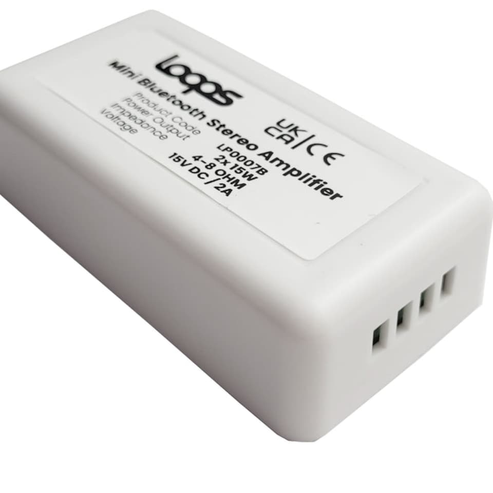 image 1 of Wireless Bluetooth Amplifier & 80W Background Speaker Kit Home Cinema HiFi Amp