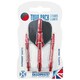 image 4 of Harrows Twin Pack Dart Flights - Red - One Size
