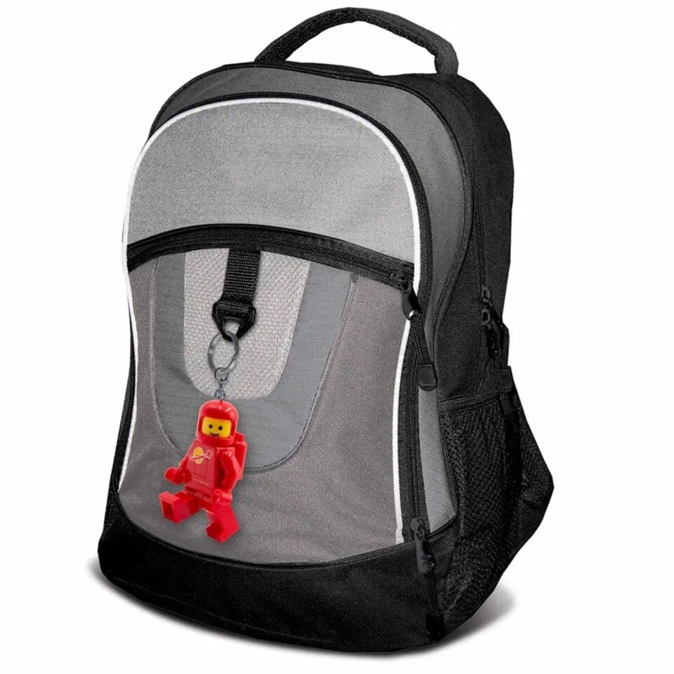 image 1 of Lego Minifigures Light Up Keychain - Spaceman Red