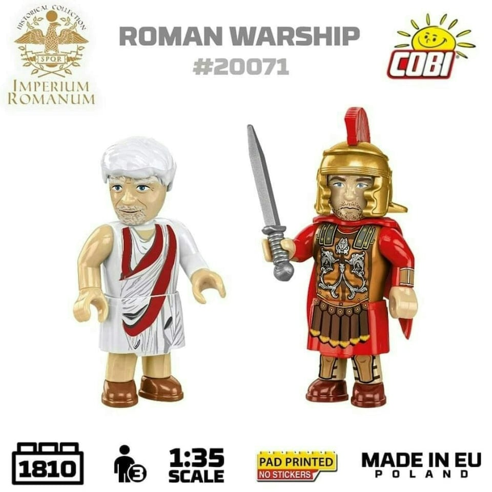image 1 of Roman warship brick model - COBI 20071 - 1710 bricks