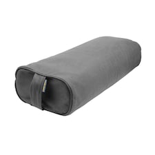 Yoga-Mad Rectangular Buckwheat Yoga Bolster - Grey - One Size