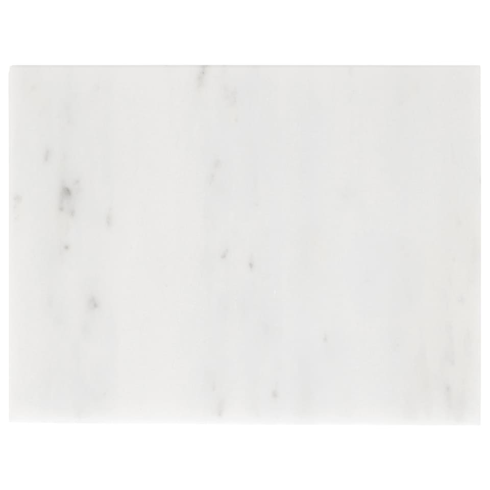 image 1 of Argon Tableware Rectangle Marble Chopping Board - 40cm x 30cm - White | White | White