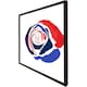 image 2 of Red & blue rose (Picutre Frame) Black | XL
