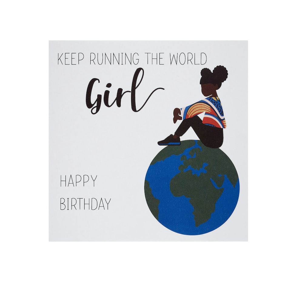 image 1 of Birthday Card - Sitting on planet earth