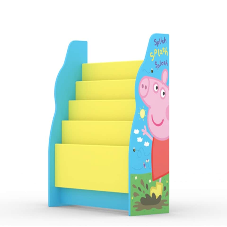 image 1 of Peppa Pig Sling Bookcase - MDF/Wood - L23 x W51 x H60 cm Multi