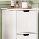 image 6 of Vonhaus Holbrook Bathroom Storage Drawers with 3 Drawers Freestanding