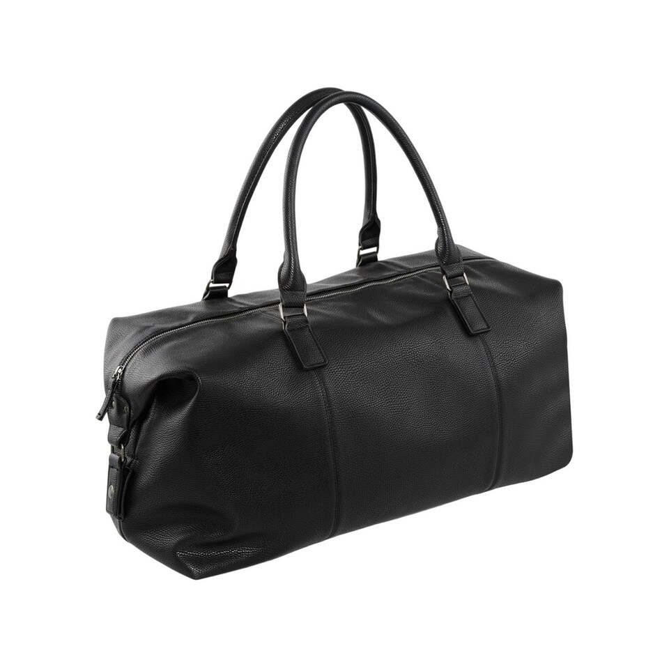 image 1 of Quadra Nuhide Weekender Duffle Bag - Black - One Size