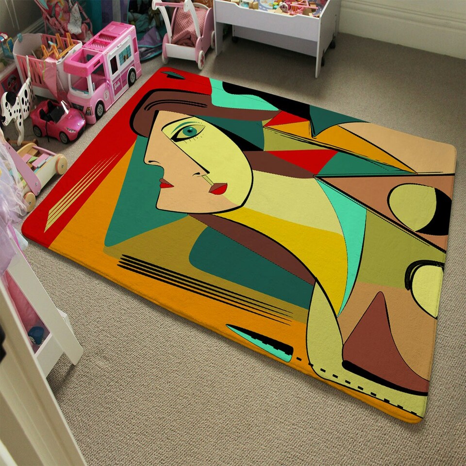 image 1 of abstract portrait (Rug) Multi | M