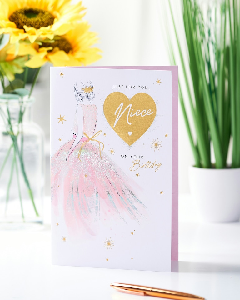 image 1 of Niece Birthday Card - Beautiful Ladies