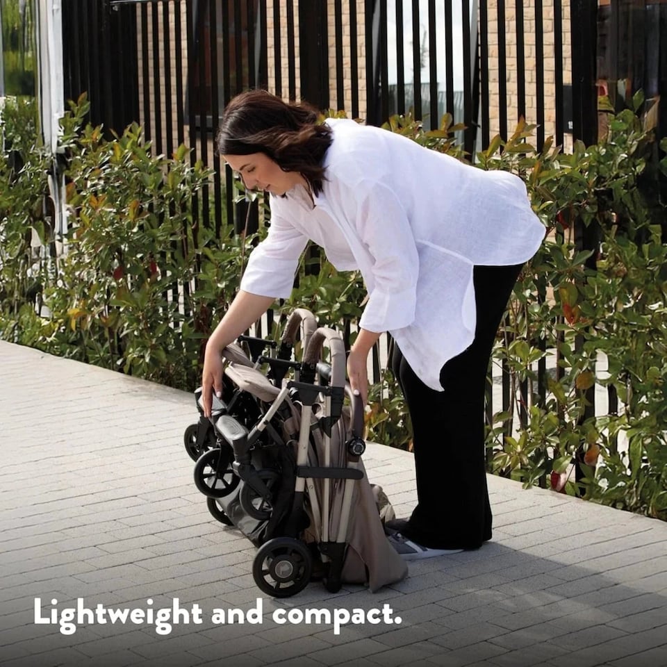 image 1 of Cosatto Yo Double Pushchair Twin Stroller Birth to 22kg