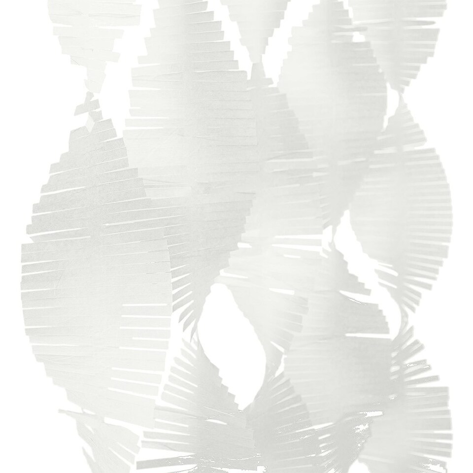 image 1 of Unique Party Tissue Paper Fringe Garland - White - One Size