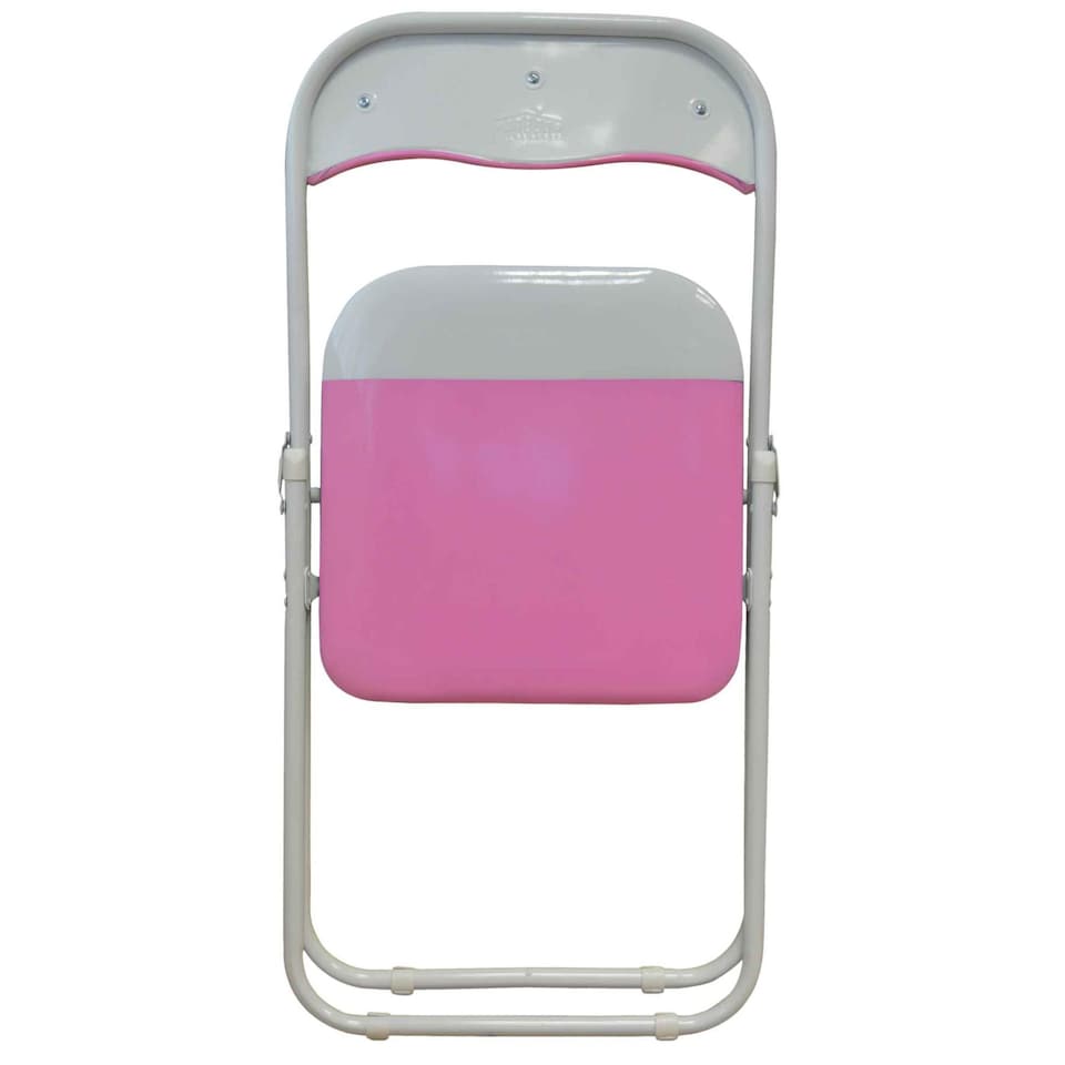 image 1 of Harbour Housewares Coloured Padded Folding Chairs - Pink - Pack of 6 | Pink | Pink