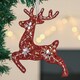 image 2 of Set of 6 Red Reindeer Ornaments