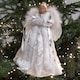 image 2 of 30cm Premier Lit Angel Christmas Tree Topper with Warm White LEDs