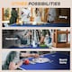 image 8 of SPORTNOW 9FT Foldable Table Tennis Table with Cover, Net, Paddles, Balls - Blue