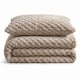 image 1 of Velosso Chunky Popcorn Faux Rabbit Fur Duvet Cover Set