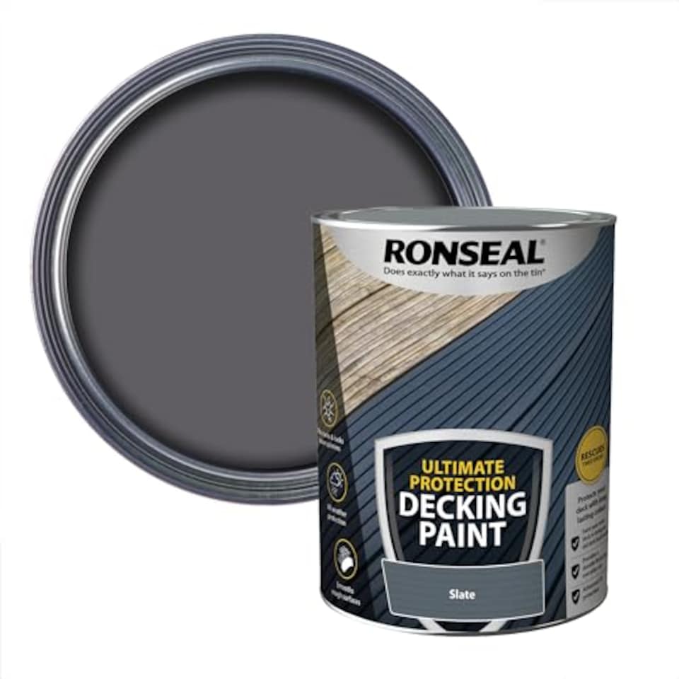 image 1 of Ronseal Ultimate Protection Decking Paint Slate 2.5L - 39159