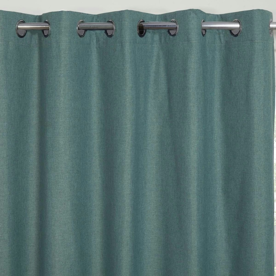 image 1 of Sundour Cosmos Eyelet Curtains Denim Blue | 90x72"