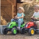 image 2 of Falk Country Farmer Pedal Tractor with Trailer