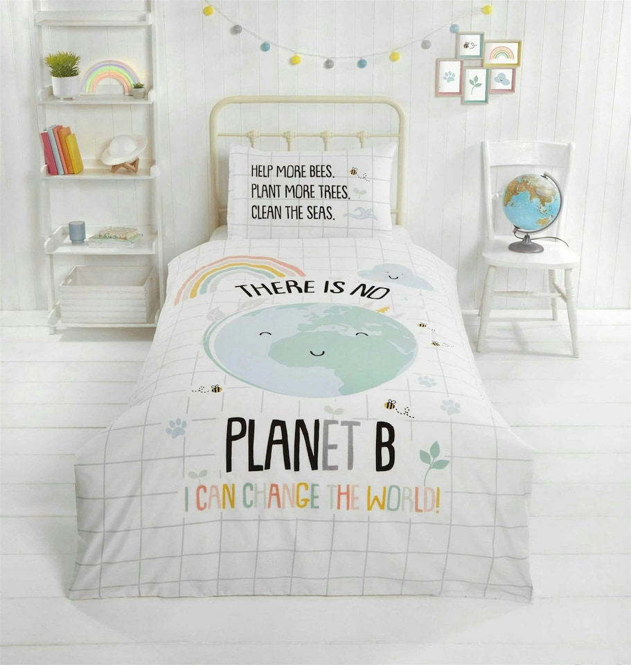 image 1 of Planet B Duvet Cover Set - Double