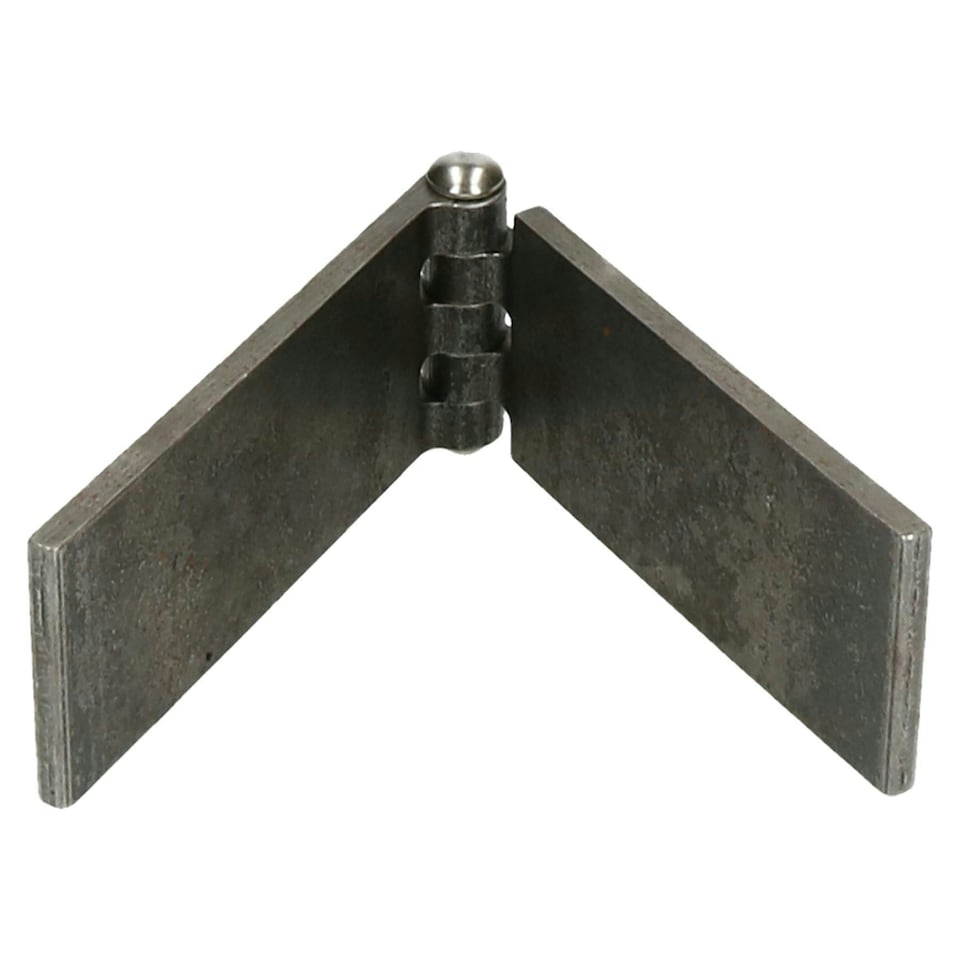 image 1 of Solid Drawn Steel Butt Hinge Extra Heavy Duty Industrial 50x240mm Silver