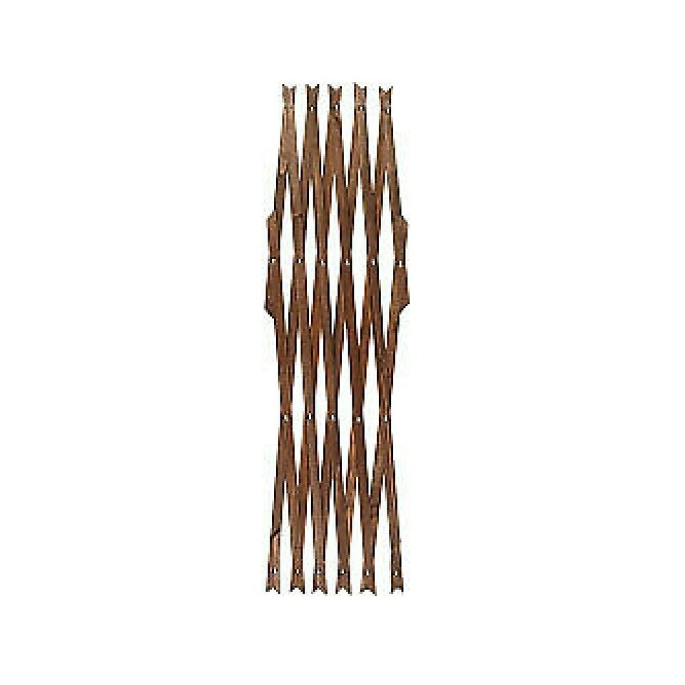 SupaGarden Trellis With Metal Rivets - Brown - 6 x 3ft