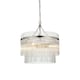 image 1 of Marietta 3 Light Multi Arm Lamp Ceiling Pendant Bright Nickel