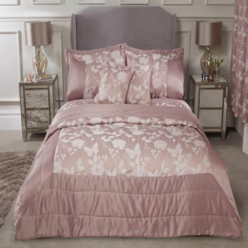 image 1 of Meadows Bedspread Blush Pink | Pink