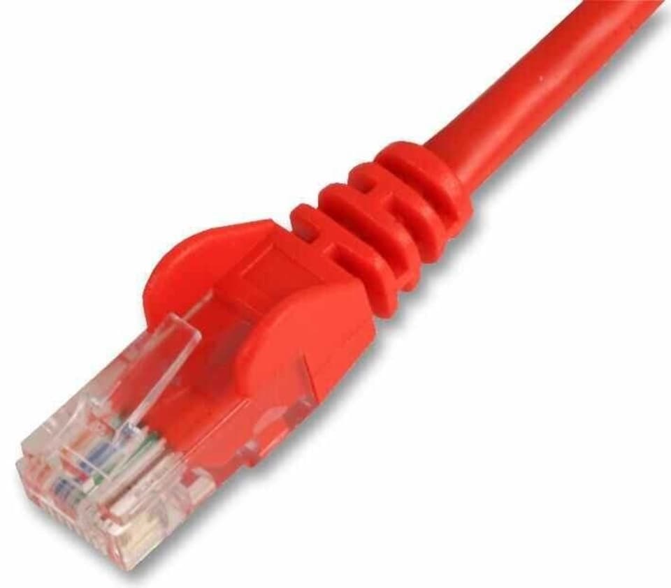 PRO SIGNAL - 2m Red Cat5e Snagless UTP Ethernet Patch Lead