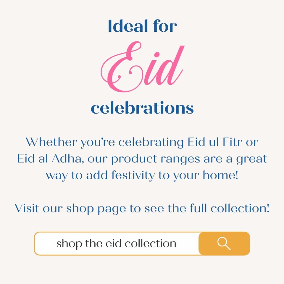 image 1 of Eid Mubarak Banner - Purple & Gold