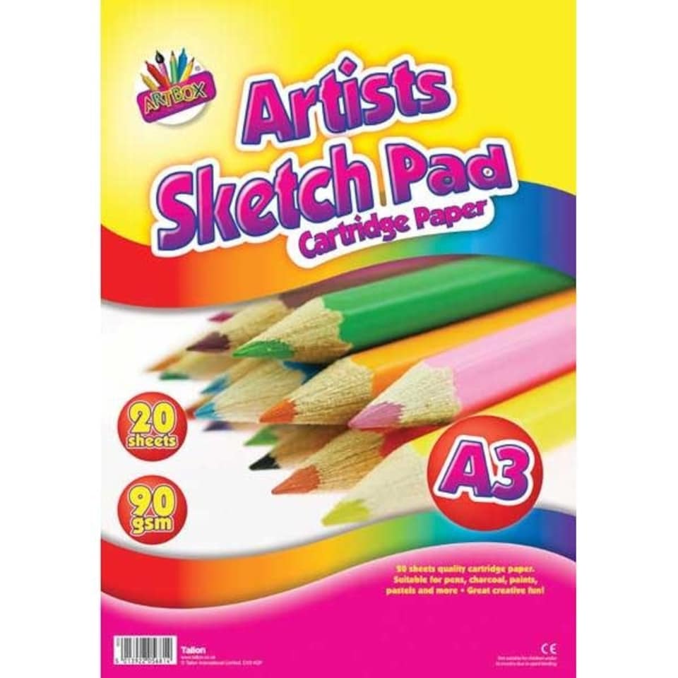 image 1 of Artbox A3 20 Sheets Sketch Pad