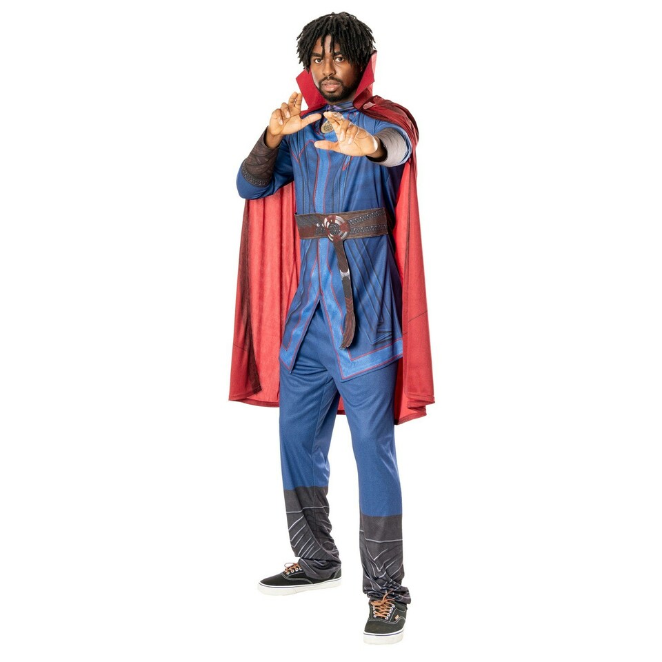image 1 of Doctor Strange Mens Deluxe Costume - Blue/Red - Standard One Size