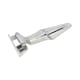 image 2 of 4 Pack 12" Stainless Steel Door Gate Strap Hinge Industrial Quality Heavy Duty Silver