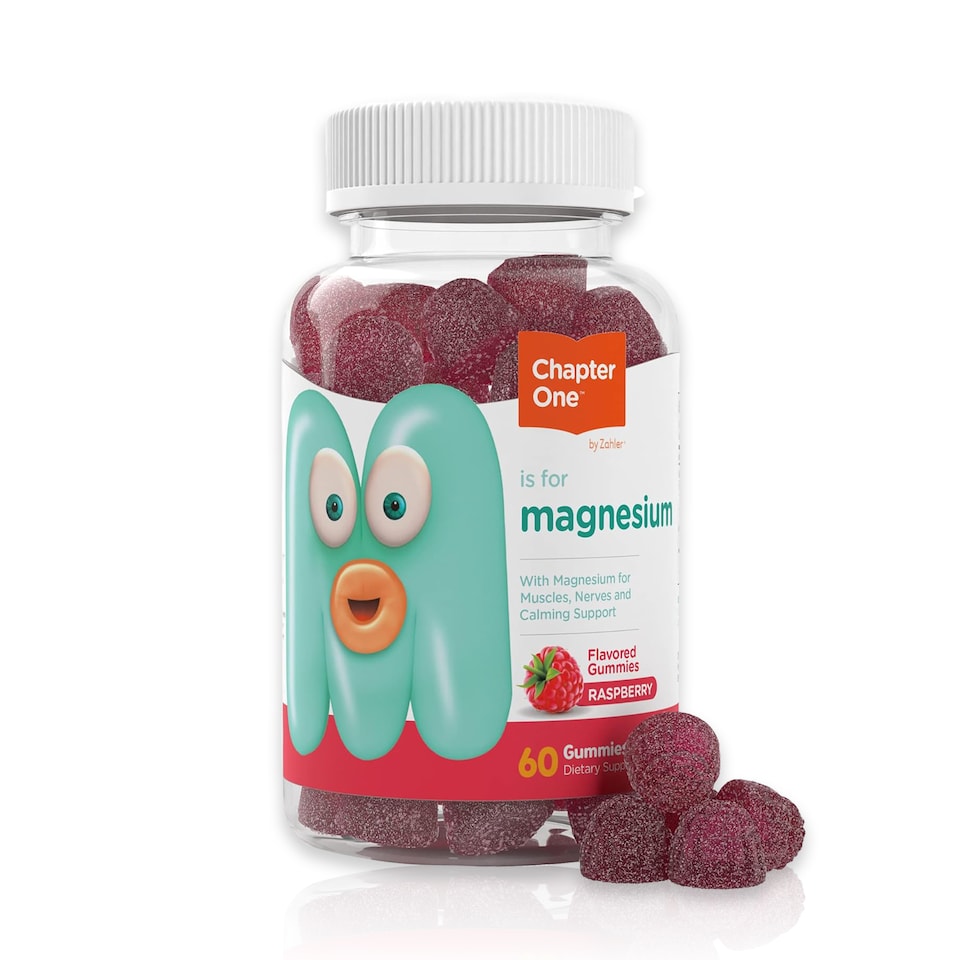 image 1 of Chapter One, Magnesium Gummies Raspberry, 60c
