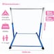 image 5 of Gymnastics Horizontal Kip Bar Home Gym Adjustable Height For Children Kids Blue