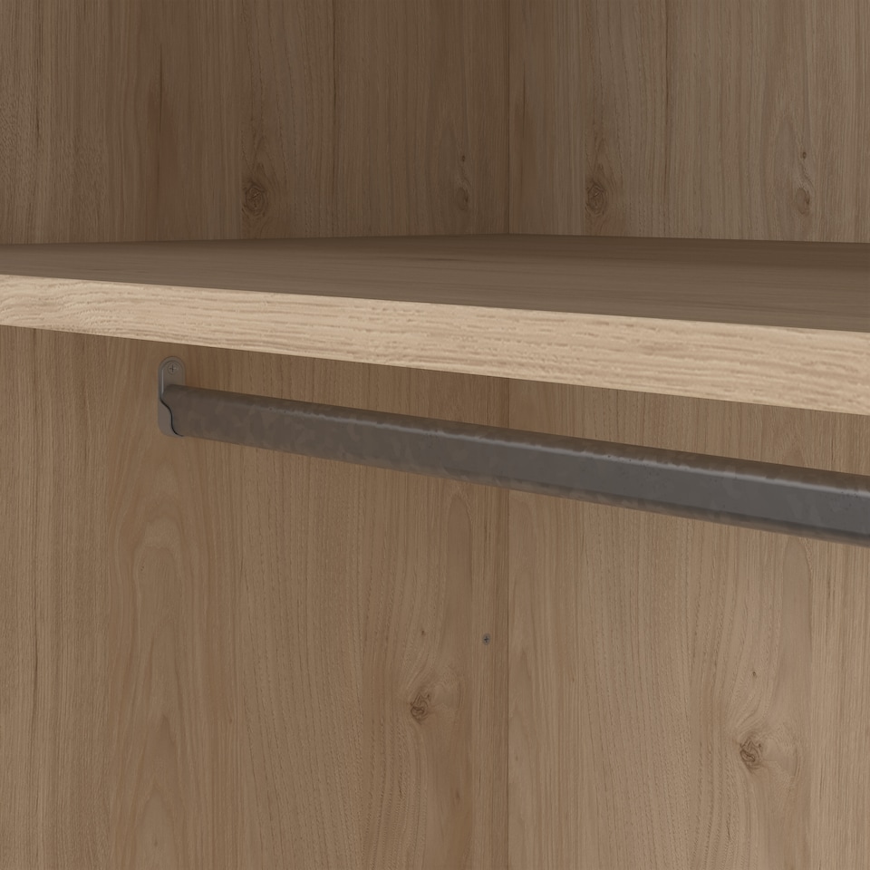 image 1 of Madrid Wardrobe with 3 Doors in Jackson Hickory Oak