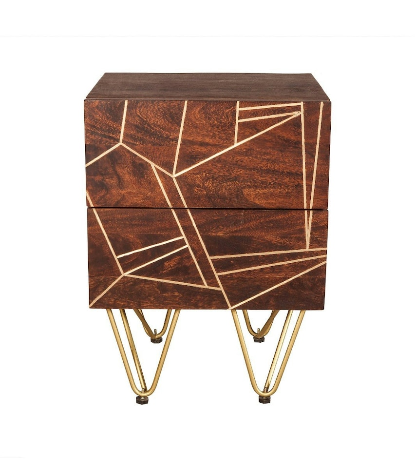image 1 of Side Table Bishop Dark Mango | Brown
