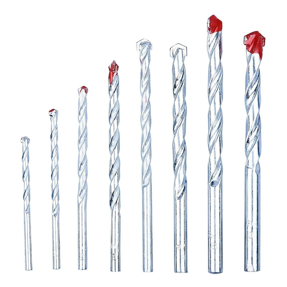 Amtech Masonry Drill Bit Set 8pk - One Colour - One Size