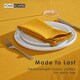 image 3 of Homescapes Mustard Yellow Tablecloth - 137 x 228 cm Yellow