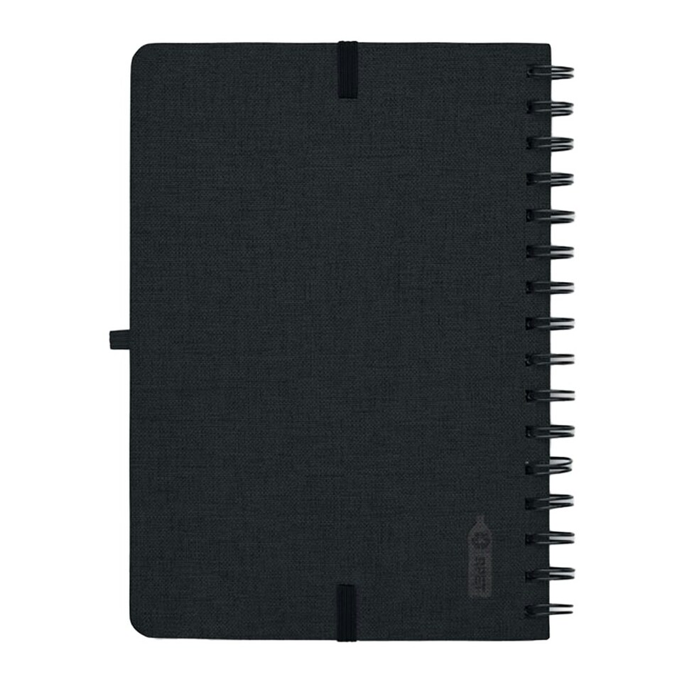 image 1 of MidOcean Strata A5 Notebook - Black - 1.5cm x 14.7cm x 21cm