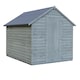 image 1 of Overlap 8 x 6 Feet Pressure Treated Value Range Shed Single Door | Grey