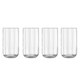image 2 of Luigi Bormioli Jazz Hi-Ball Glasses, 450ml x 4 Clear