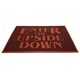 image 3 of Stranger Things Enter The Upside Down Rubber Door Mat - Red - One Size