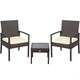 image 1 of Table Set with 2 Armchairs Aktive