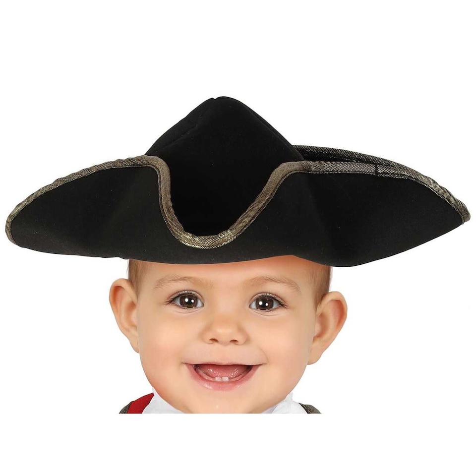 image 1 of Fiestas Guirca Baby Pirate Costume Set | Red | Burgundy/Black | 18-24 mths | 1