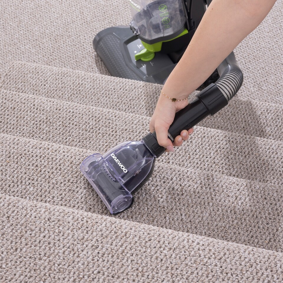 image 1 of Daewoo Tornado F2 Bagless Upright Vacuum Cleaner 400W 4L Pet Turbo Brush 7m