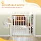 image 3 of PawHut Dog Gate Wide Stair Gate with Door Pressure Fit Pets Barrier for Doorway, Hallway