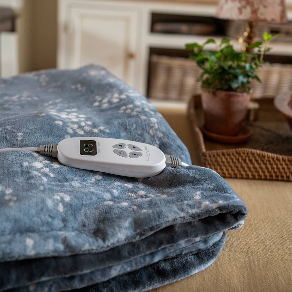 image 1 of Laura Ashley Heated Throw Blanket