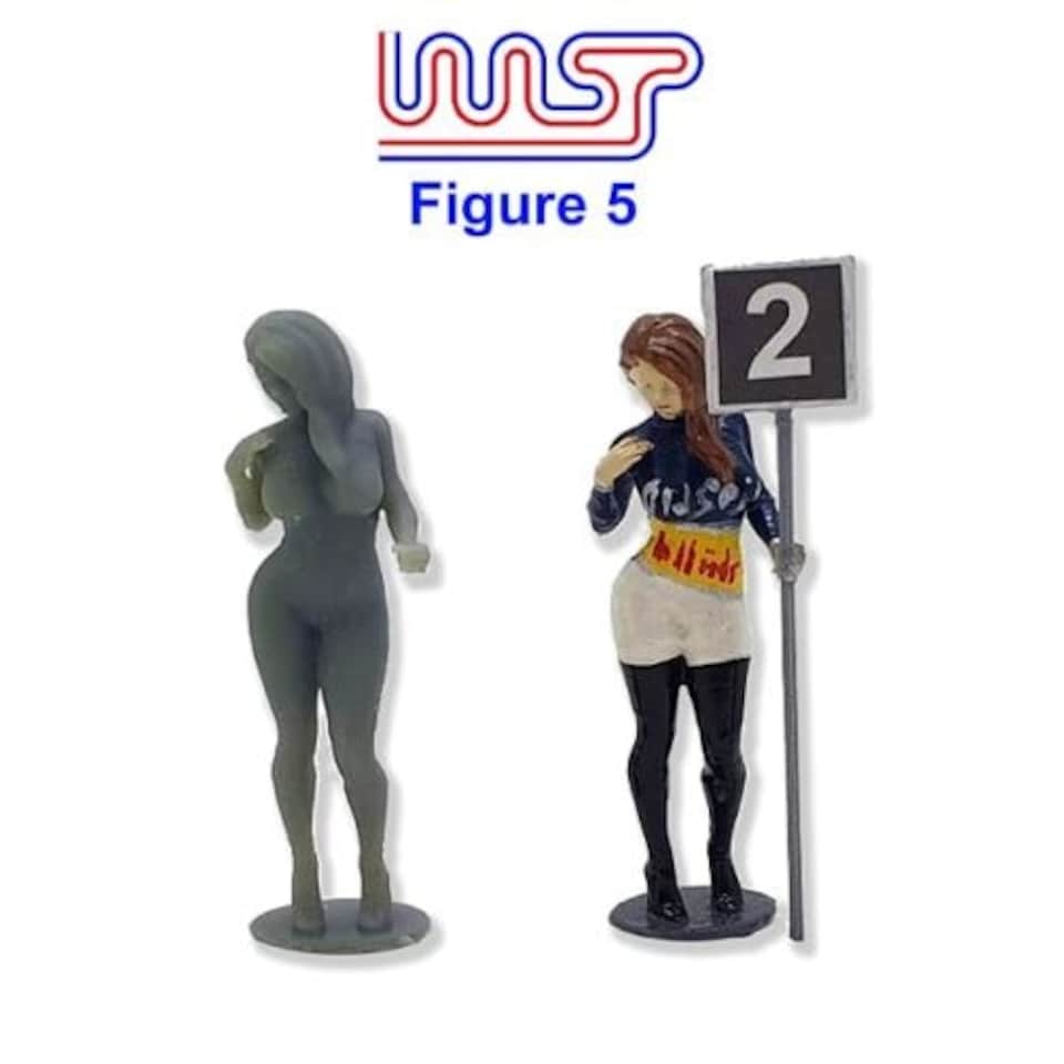 image 1 of Trackside Figure Scenery Display No5 New 1:32 Scale WASP
