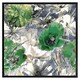 image 2 of Green flowers (Picutre Frame) Brown | Oak | XS